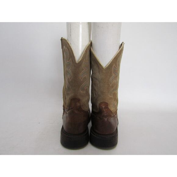 Ariat Mens Size 6 D Brown Suede Leather Buckaroo Cowboy Western Boots main image 9